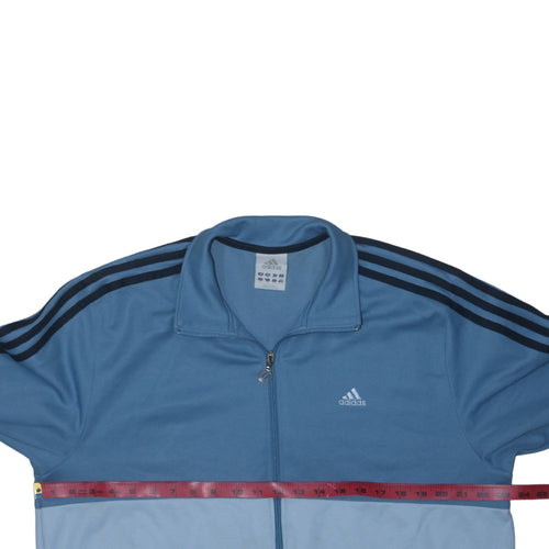 Adidas Men’s Blue XL Full Zip Sweatshirt Jacket