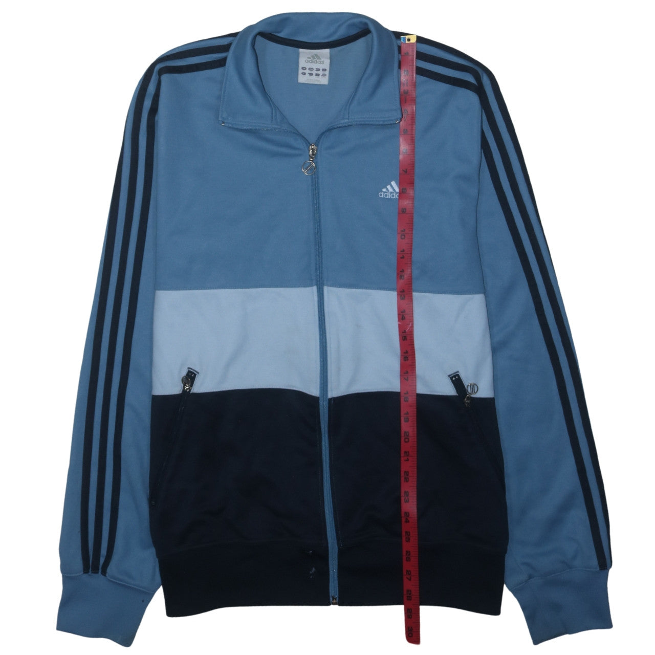 Adidas Men’s Blue XL Full Zip Sweatshirt Jacket