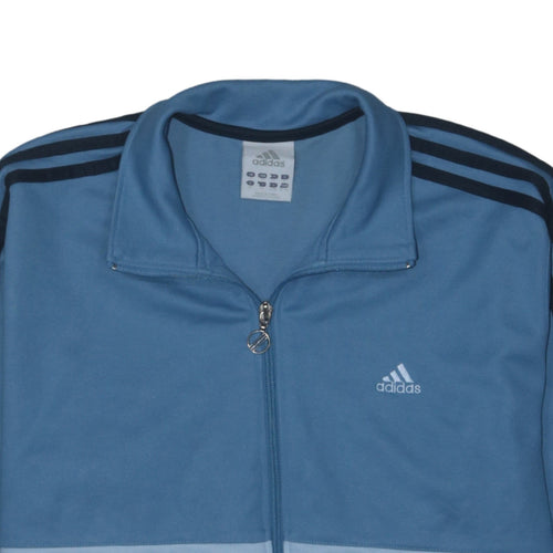 Adidas Men’s Blue XL Full Zip Sweatshirt Jacket