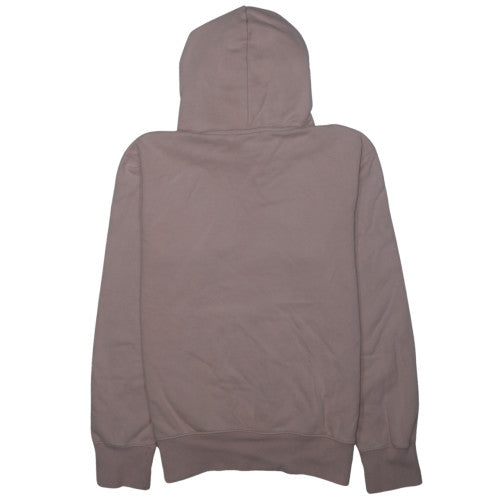 Champion Women Beige Pullover Hoodie Large 100% Cotton Sweatshirt