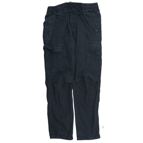 Carhartt Men's Black Cargo Jogger Trousers Size M Elastic Waist