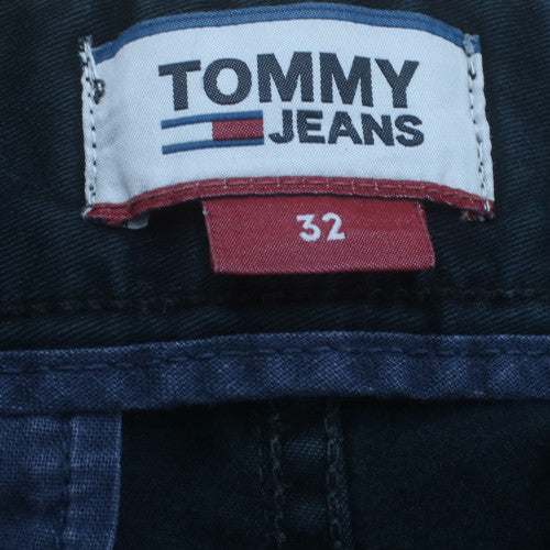 Tommy Jeans Men's Blue Chino Shorts Size 32 Regular Cotton Blend