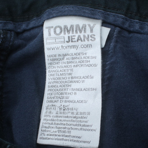 Tommy Jeans Men's Blue Chino Shorts Size 32 Regular Cotton Blend