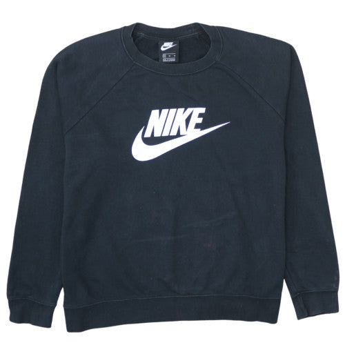 Nike Men's Black XL Pullover Crew Neck Logo Sweatshirt