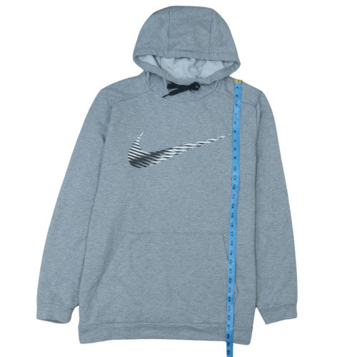 Nike Men's Grey XL Dri-Fit Pullover Hoodie Sweatshirt