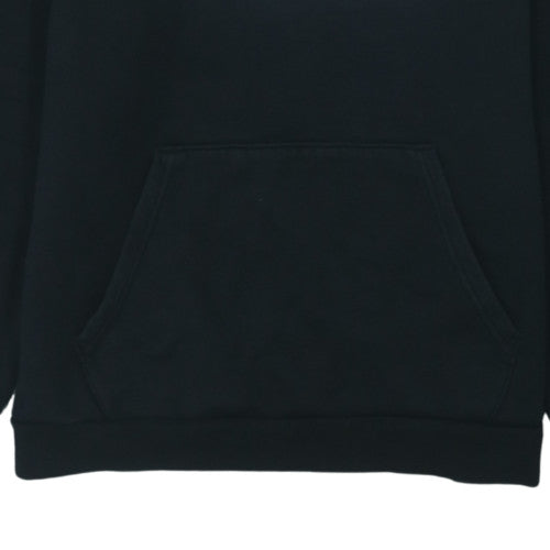 Puma Women's Black XL Pullover Hoodie with Logo and Kangaroo Pocket