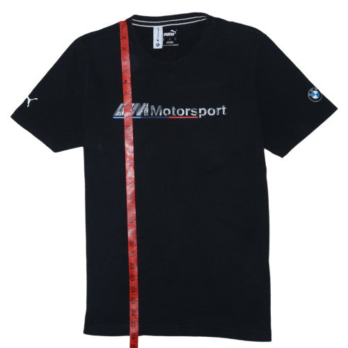 Puma BMW M Motorsport Men's Black Short Sleeve T-Shirt Size L