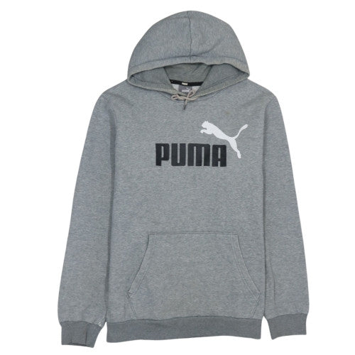 Puma Mens Grey XL Pullover Hoodie Sports Fleece Sweatshirt