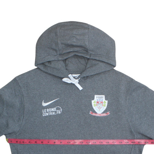 Nike Mens Grey Pullover Hoodie Small Football Sportswear