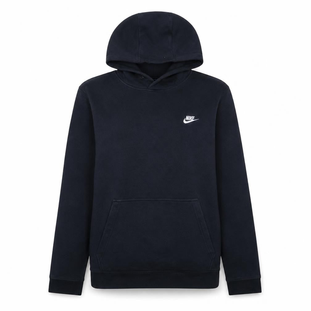 Front view of Nike Women's Black Pullover Hoodie XL Cotton Blend Casual