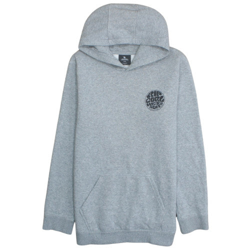 Rip Curl Boys Grey XL Pullover Hoodie – Surf Graphic Fleece Sweatshirt