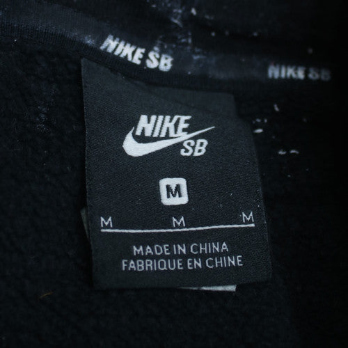 Nike SB Men's Black Pullover Hoodie M Regular Fit Skateboarding Fleece