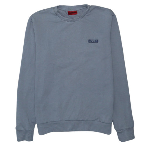 Hugo Boss Men's Blue Crew Neck Pullover Sweatshirt Size M