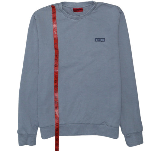 Hugo Boss Men's Blue Crew Neck Pullover Sweatshirt Size M