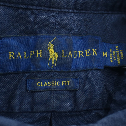 Ralph Lauren Men's Blue Classic Fit Button-Down Shirt M
