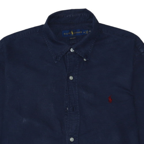 Ralph Lauren Men's Blue Classic Fit Button-Down Shirt M