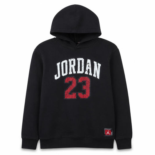 Jordan Boys Black Hoodie XL 13-15 Years Graphic Print Pullover