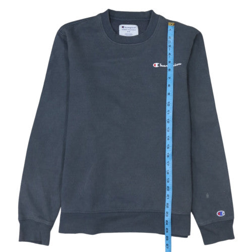 Champion Men's Blue Crew Neck Pullover Sweatshirt M Regular Fit