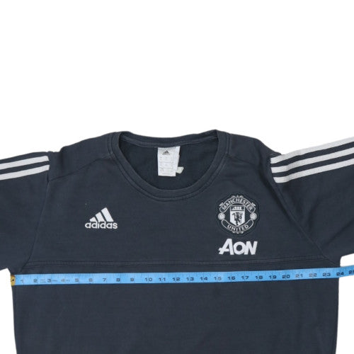 Adidas Men’s Black XL Pullover Sweatshirt Manchester United