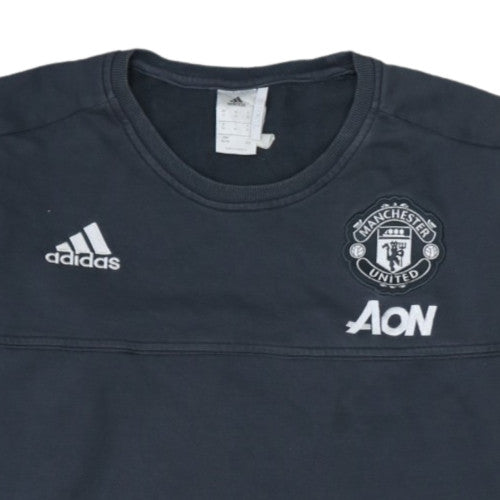 Adidas Men’s Black XL Pullover Sweatshirt Manchester United