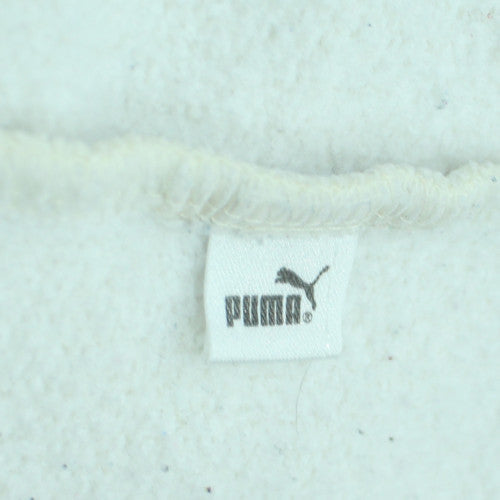 Puma Men's Ivory Pullover Hoodie Size L Fleece Sportswear