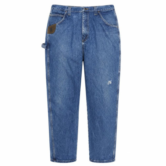Wrangler Riggs Workwear Blue Men's 38x32 Straight Fit Denim Jeans
