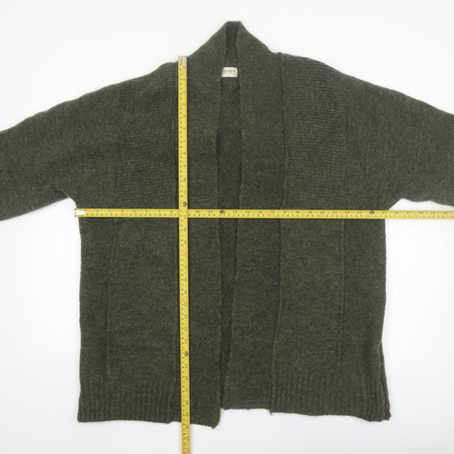 Marks and Spencer Womens Green Size L Chunky-Knit Cardigan