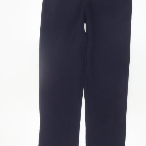 EASY Men Black Small Fleece Sweatpants Regular Fit Casual Trousers