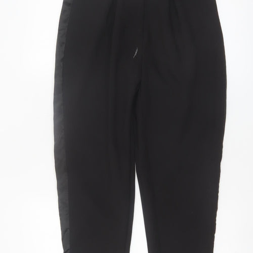 Pour Moi Women's Black Pleated Tapered Trousers Size 8