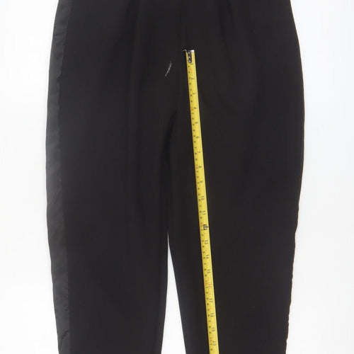 Pour Moi Women's Black Pleated Tapered Trousers Size 8