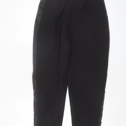 Pour Moi Women's Black Pleated Tapered Trousers Size 8