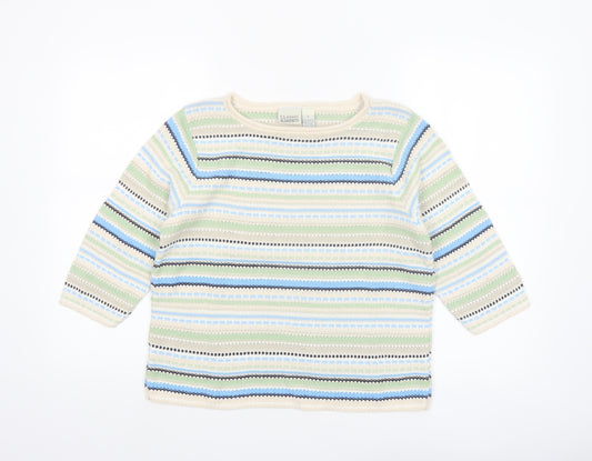 Classic Elements Women's Multicoloured L Knit Pullover Jumper