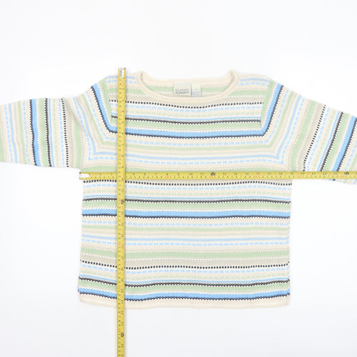 Classic Elements Women's Multicoloured L Knit Pullover Jumper