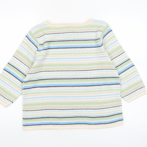 Classic Elements Women's Multicoloured L Knit Pullover Jumper
