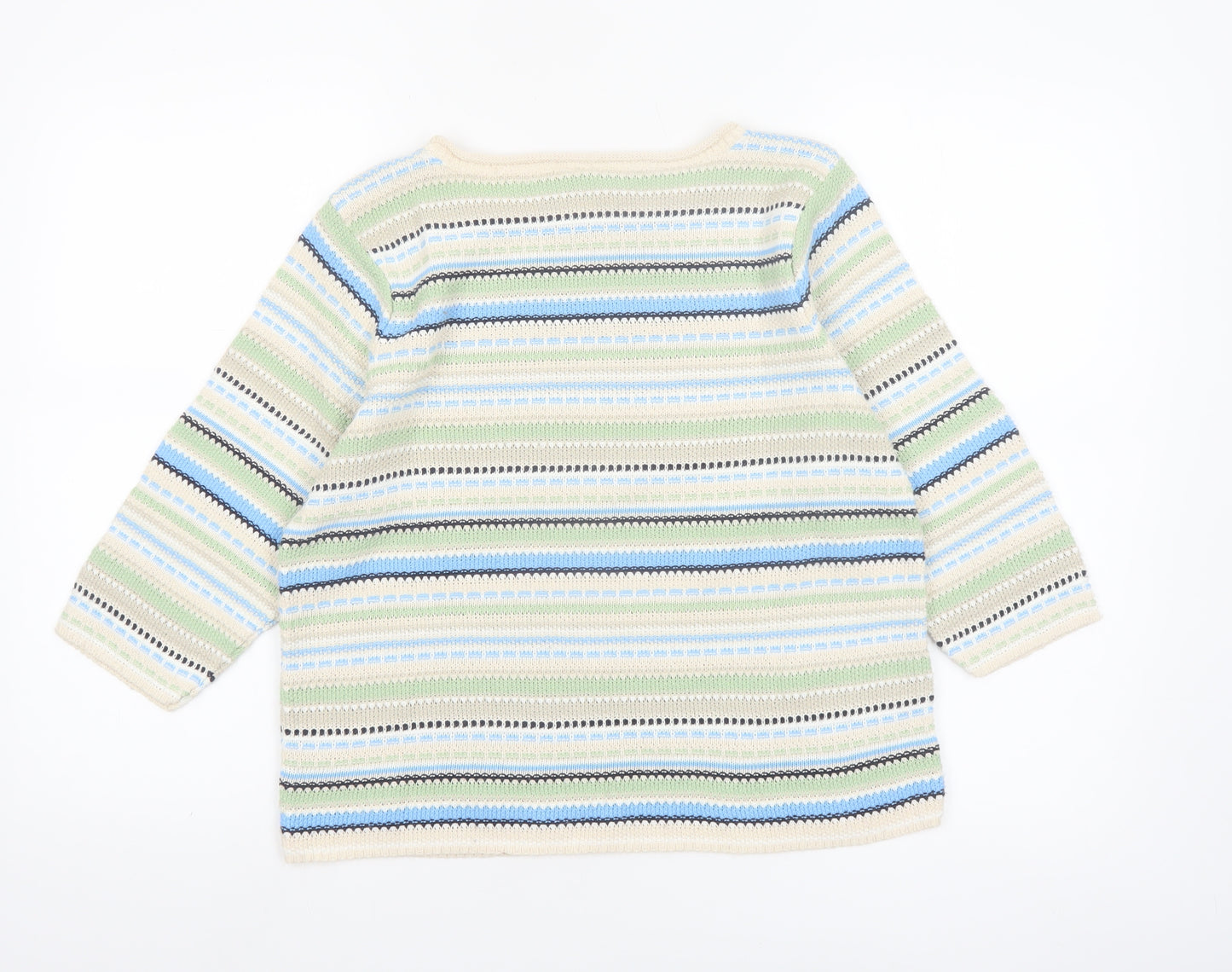 Classic Elements Women's Multicoloured L Knit Pullover Jumper