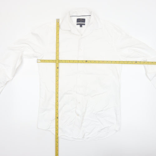 Marks and Spencer Mens White Slim Fit Formal Dress Shirt 15.5in