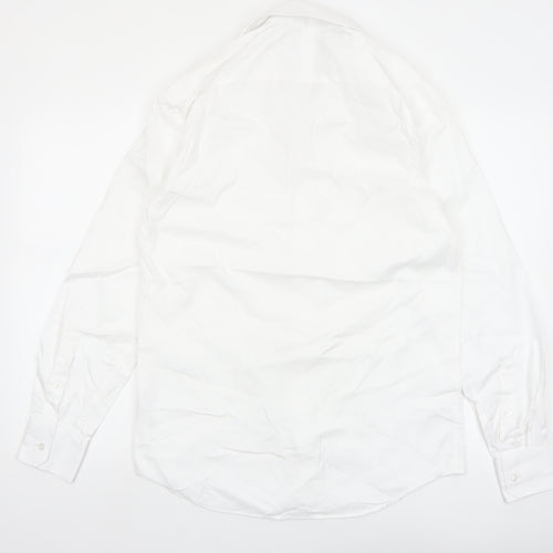 Marks and Spencer Mens White Slim Fit Formal Dress Shirt 15.5in