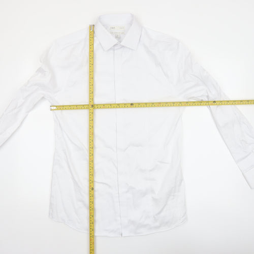Marks and Spencer Men's White Slim Fit Pure Cotton Dress Shirt 15.5in