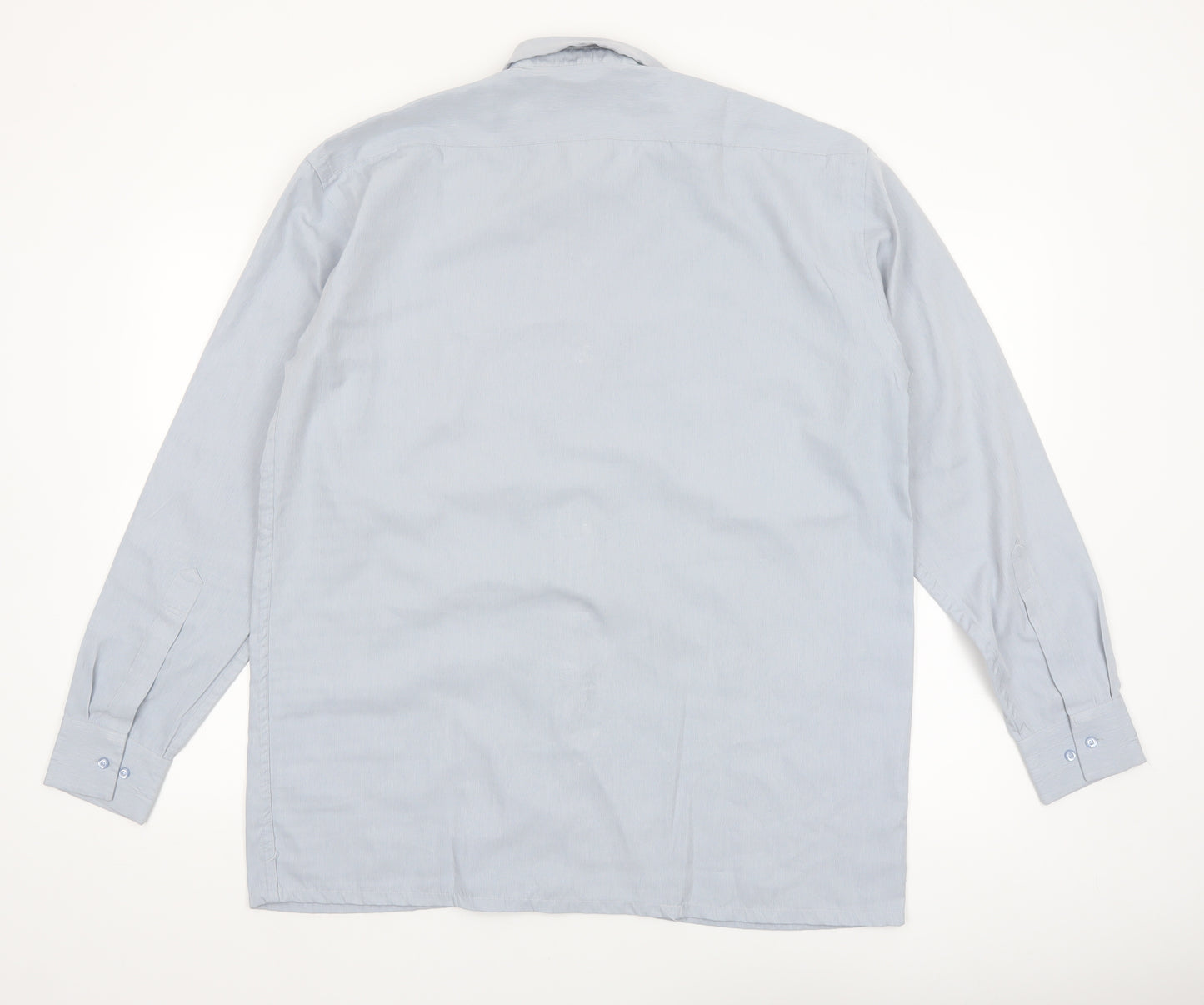 Redox Men's Blue XL Long Sleeve Button-Up Cotton Shirt