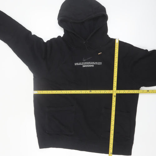 Nike Men's Black Pullover Hoodie Size M Sports Fleece