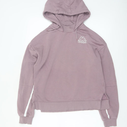 Kappa Women’s Mauve Hoodie Large Pullover Casual Hooded Sweatshirt