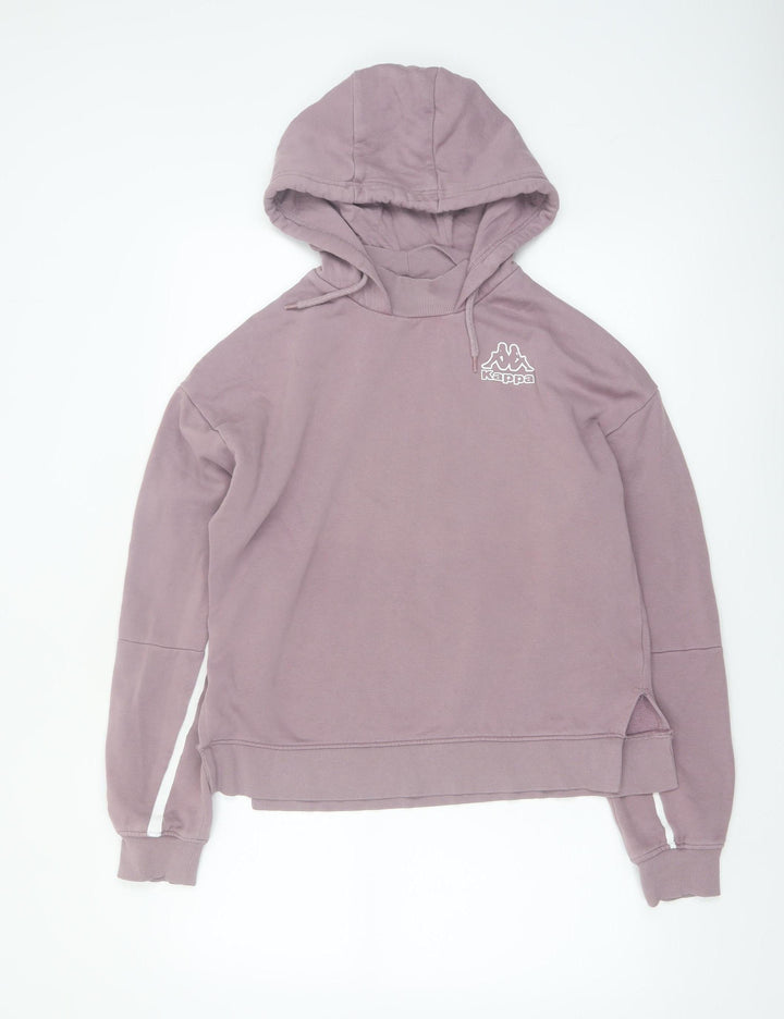 Kappa Women’s Mauve Hoodie Large Pullover Casual Hooded Sweatshirt