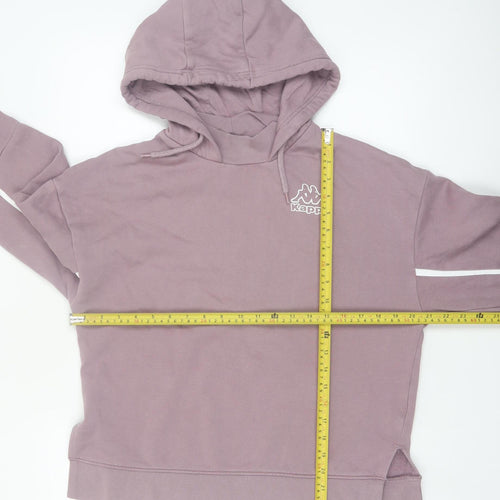 Kappa Women’s Mauve Hoodie Large Pullover Casual Hooded Sweatshirt