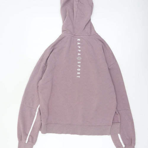 Kappa Women’s Mauve Hoodie Large Pullover Casual Hooded Sweatshirt