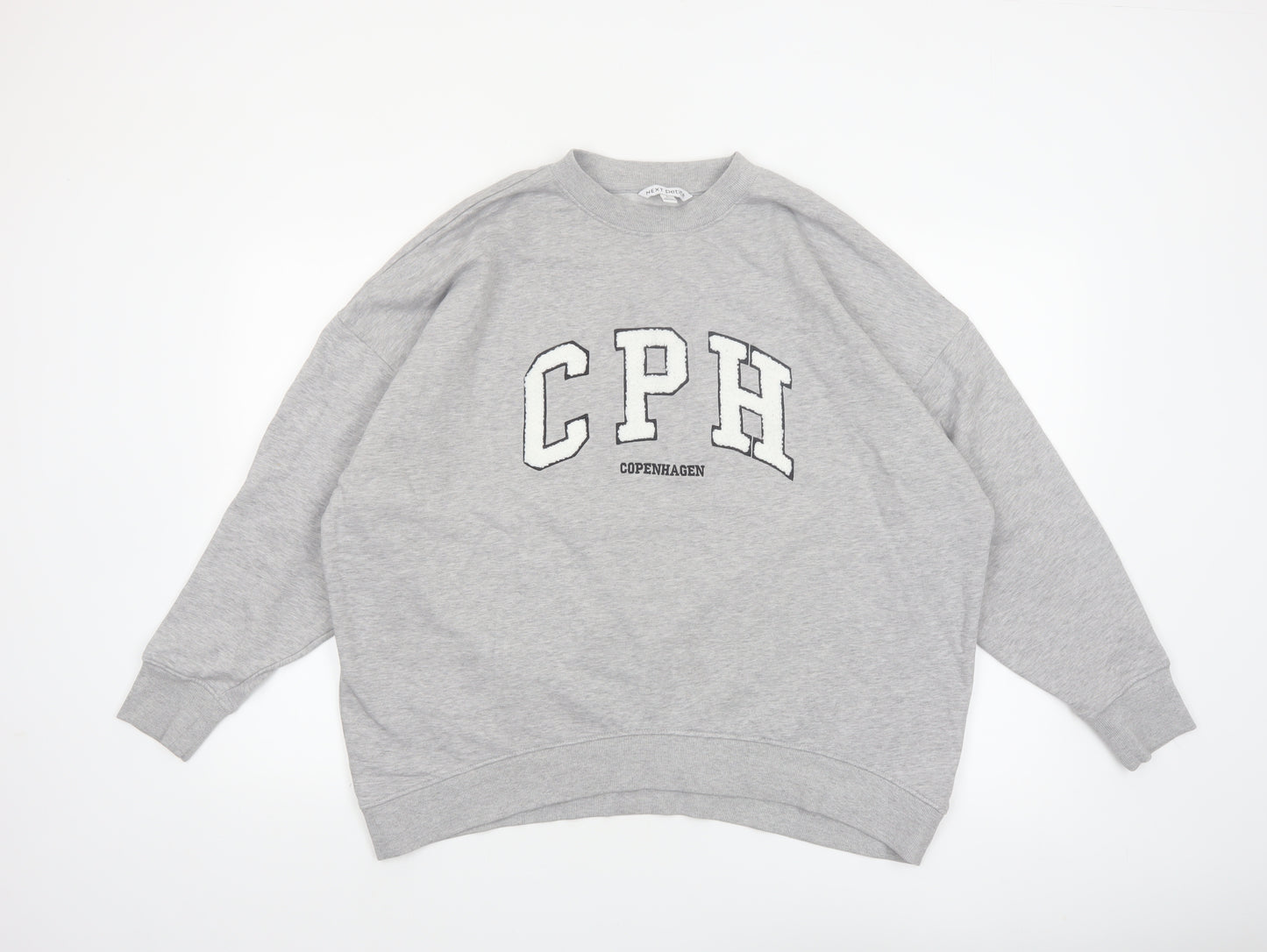 Next Women Grey CPH Copenhagen Pullover Sweatshirt Size L