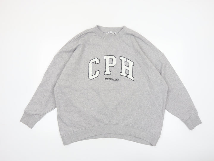 Next Women Grey CPH Copenhagen Pullover Sweatshirt Size L