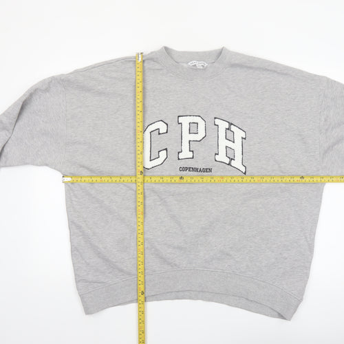 Next Women Grey CPH Copenhagen Pullover Sweatshirt Size L