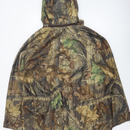 Walls Outdoors Men's Brown Camouflage Hooded Insulated Parka Jacket L
