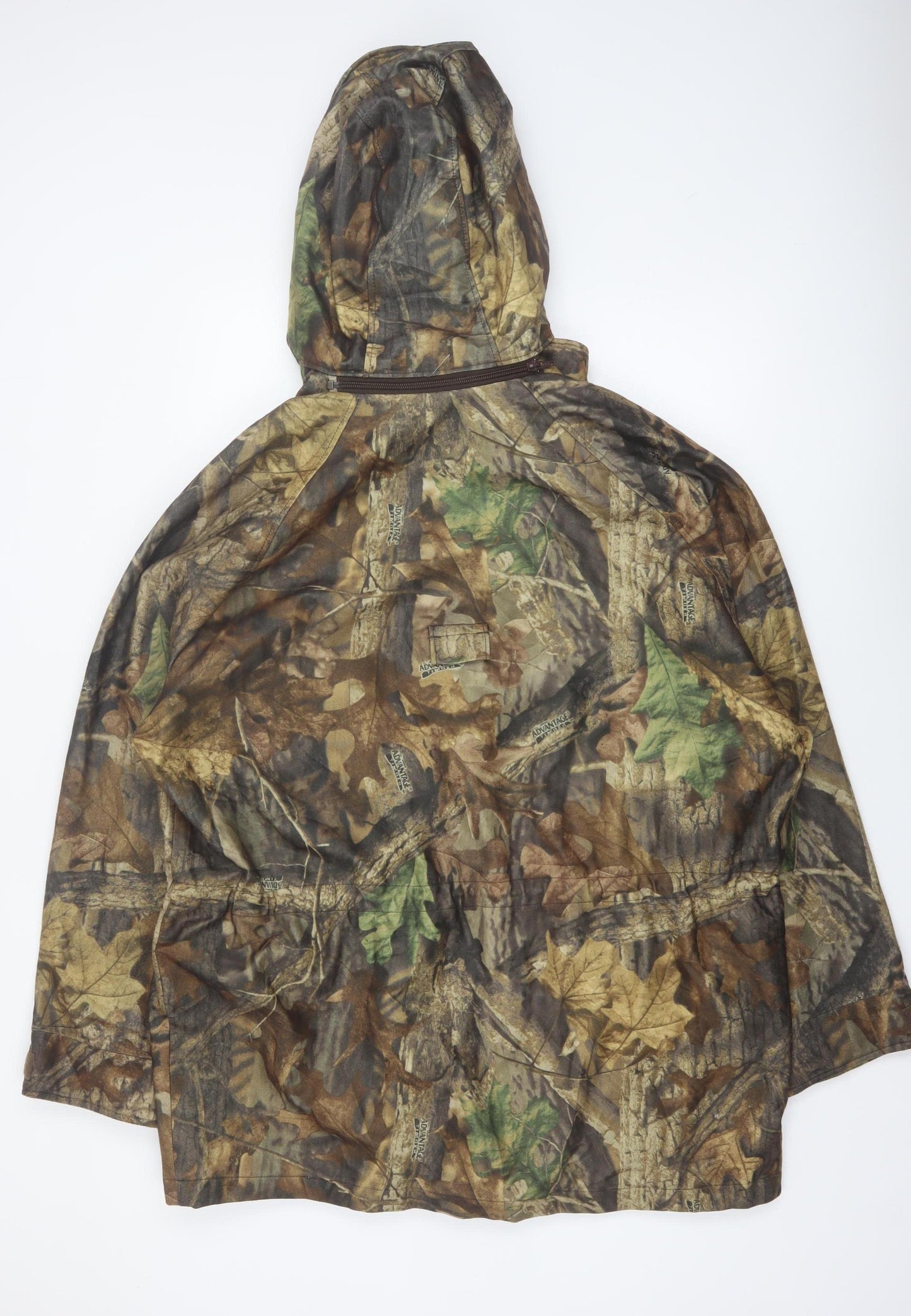 Walls Outdoors Men's Brown Camouflage Hooded Insulated Parka Jacket L