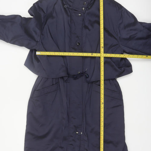 Forecaster of Boston Womens Navy Long Puffer Coat Small